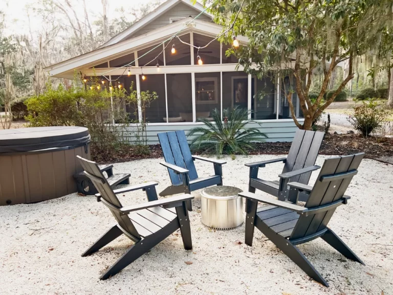 The Lodge Hot Tub and Outdoor Seating