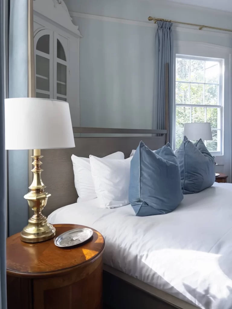 The Oak Room features Luxury Bedding