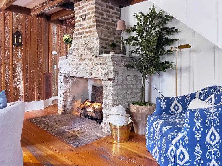 The Cottage Original Fireplace