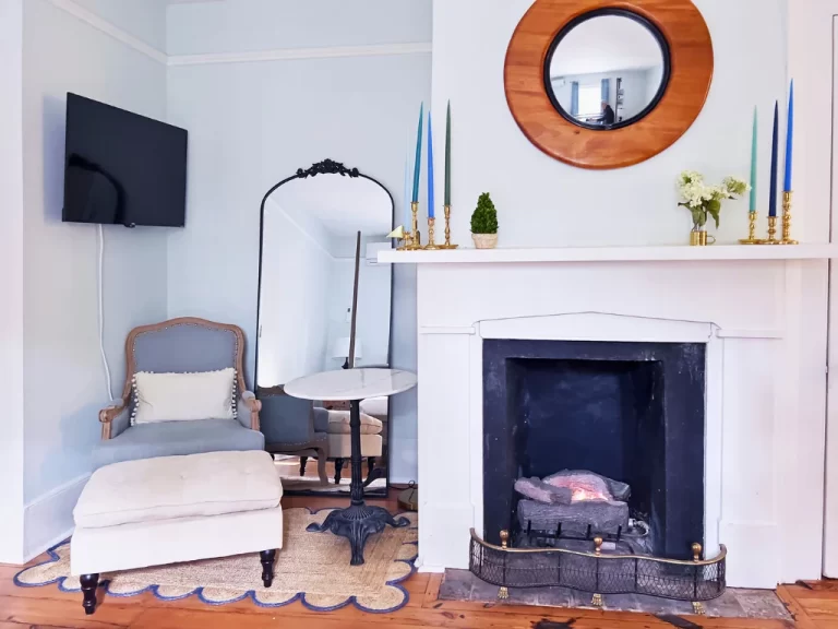 Camellia Suite Restored Fireplace